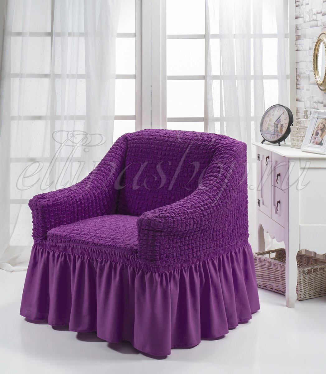 1797 Bulsan фиолетовый чехол для кресла Karna