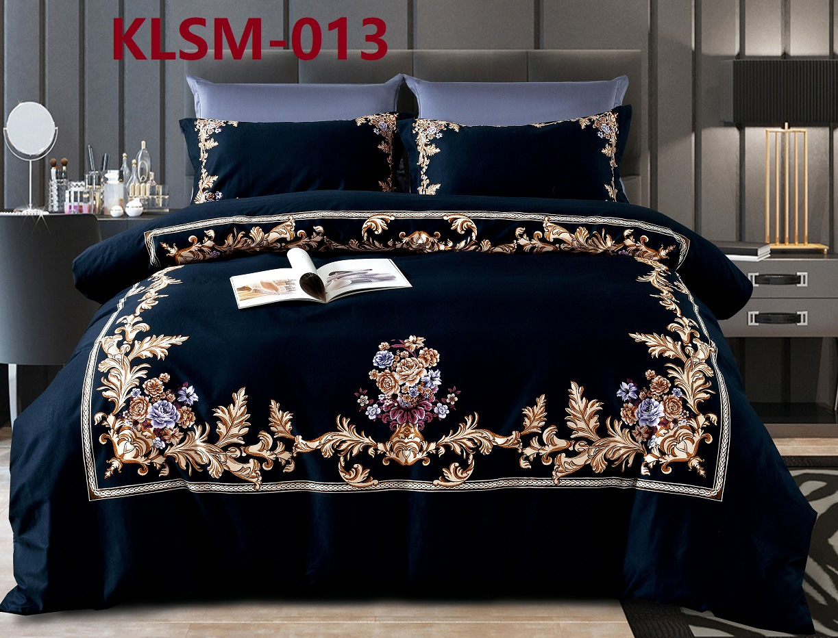 Комплект постельного белья из сатина-люкс KLSM-013 Retrouyt