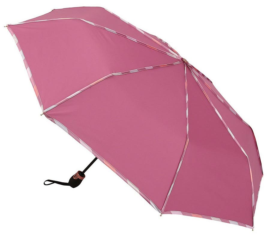Зонт женский из эпонжа 107 розовый (полный автомат) 104 Три слона
