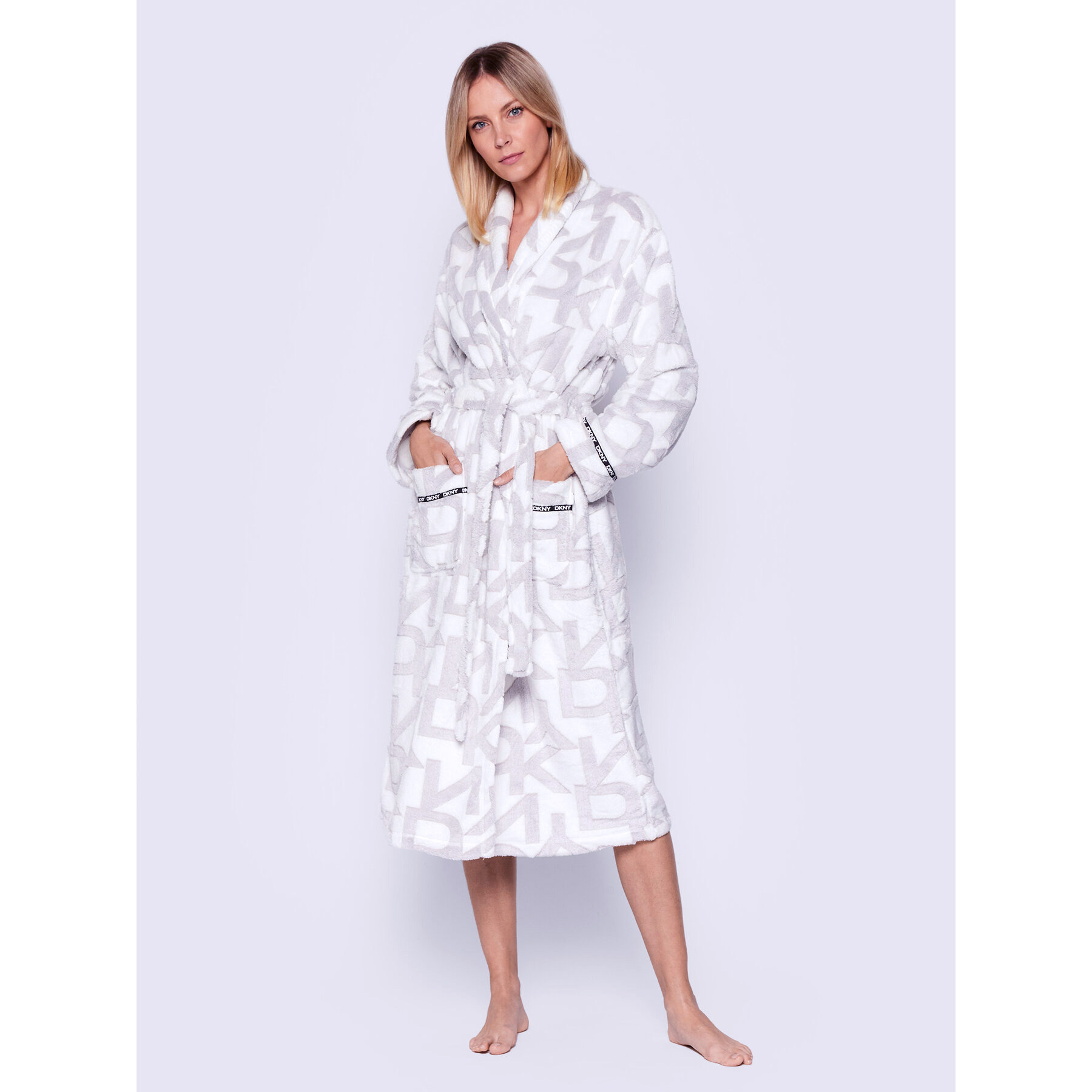 Халат женский YI2222498F Signature Robe DKNY рис. 1