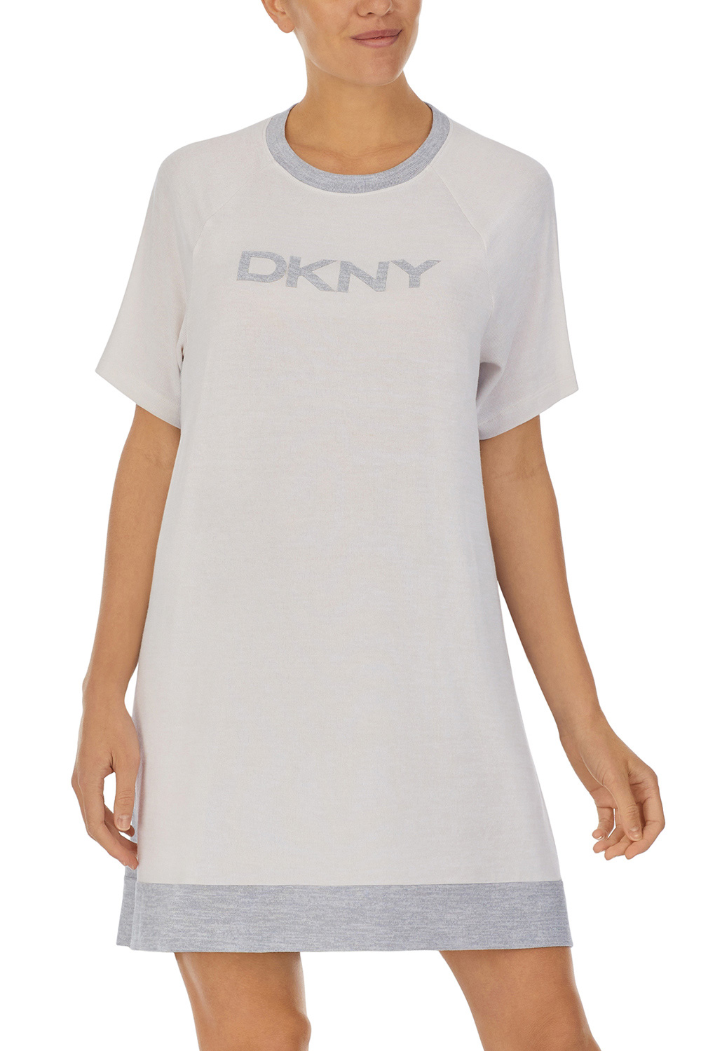 Трикотажное платье YI2322531 бежевый DKNY рис. 1