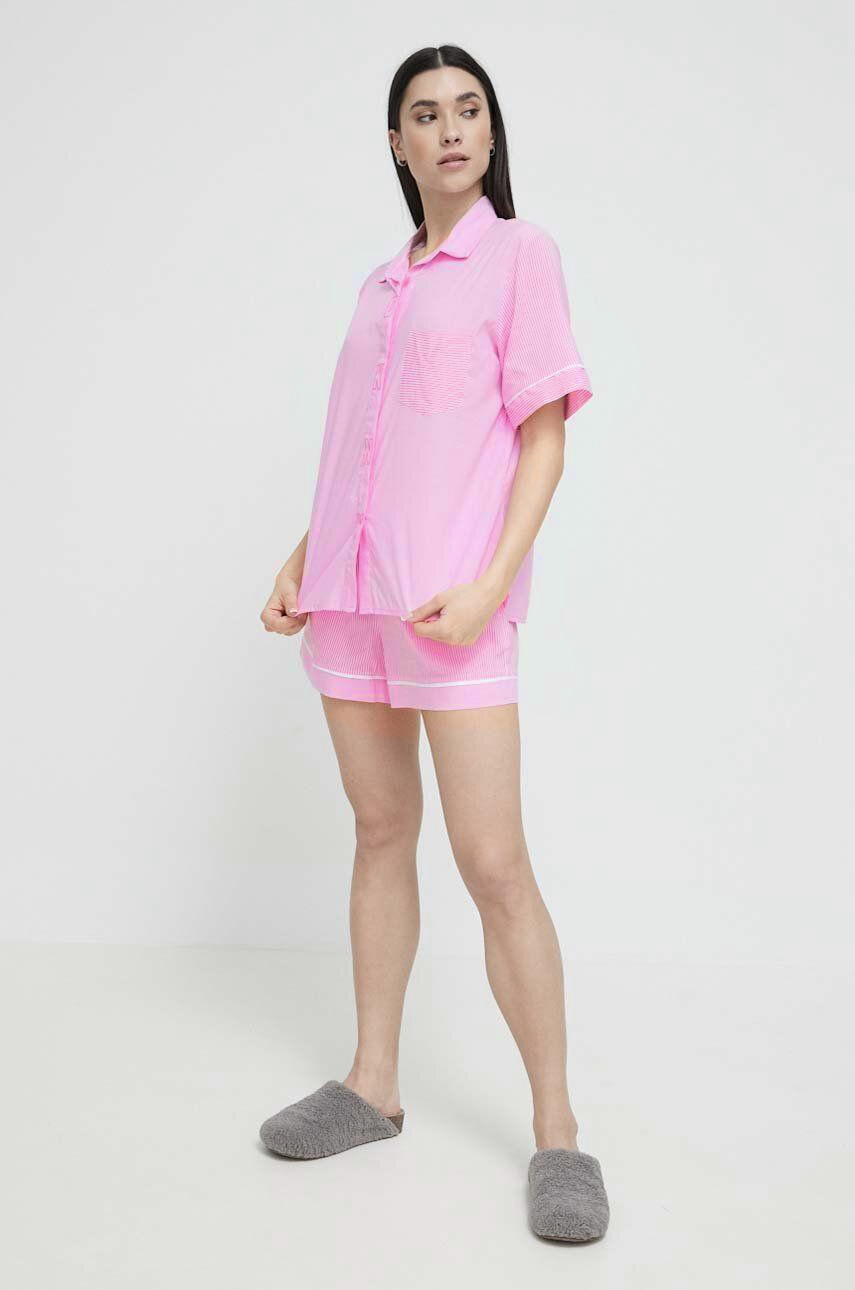 Пижама штапельная (жакет, шорты) YI2922655 розовый DKNY