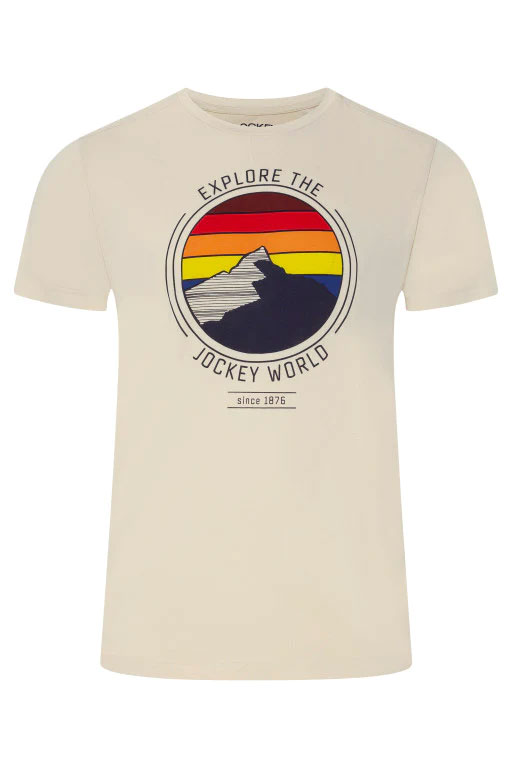 Трикотажная футболка 500747 (182) светло-серый Jockey рис. 1