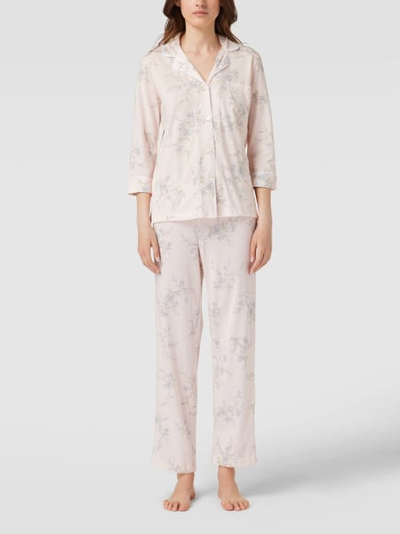 Пижама трикотажная (жакет, брюки) ILN92147 розовый Ralph Lauren рис. 1