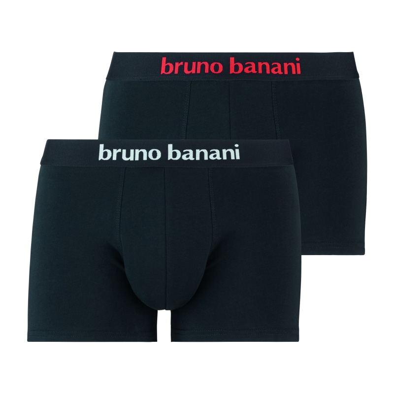 Комплект боксеров (2 шт) 2203-1388 черный Flowing Bruno banani рис. 1