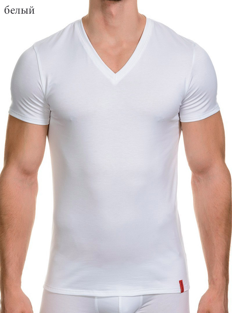 Мужская футболка 2207-1117 Base Line белый Bruno Banani