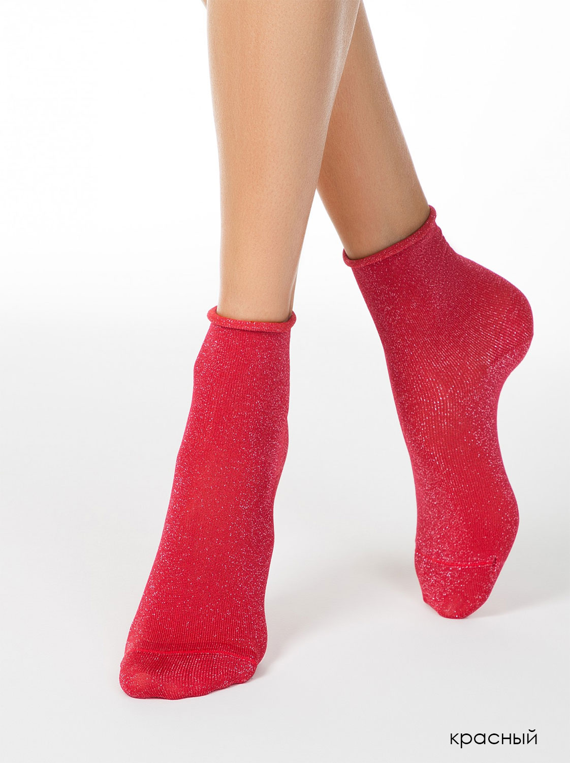 Эластичные носки с люрексом 17С-16СП Conte