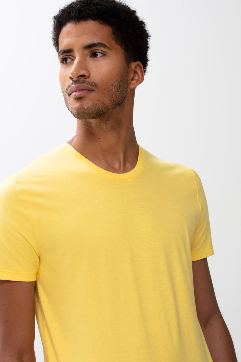 Мужская хлопковая футболка 69730 желтый Mey