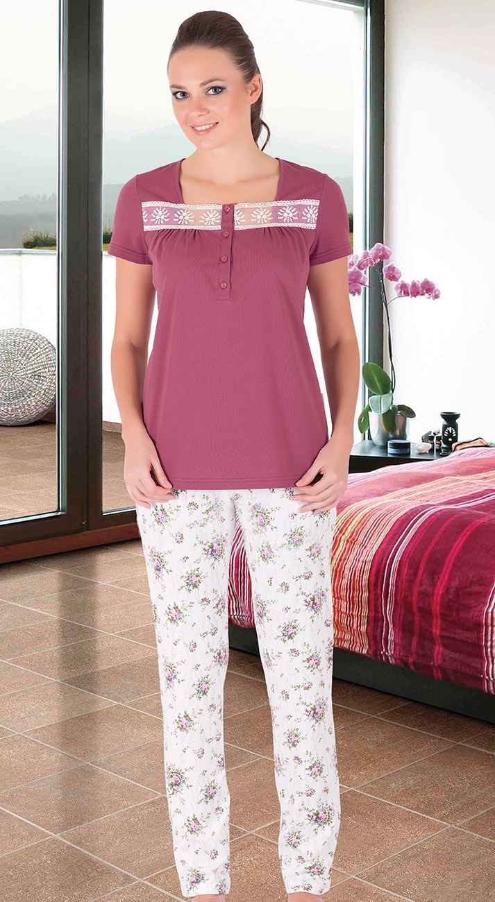 Комплект для беременных (футболка + брюки) M-51498 Sabrina рис. 1