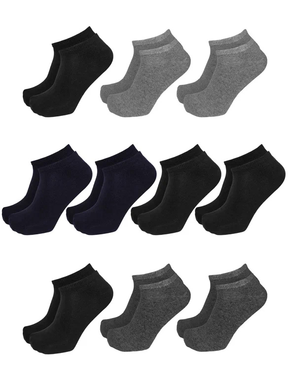 Комплект хлопковых укороченных носков (10 шт) TSS807-1 Tuosite рис. 1
