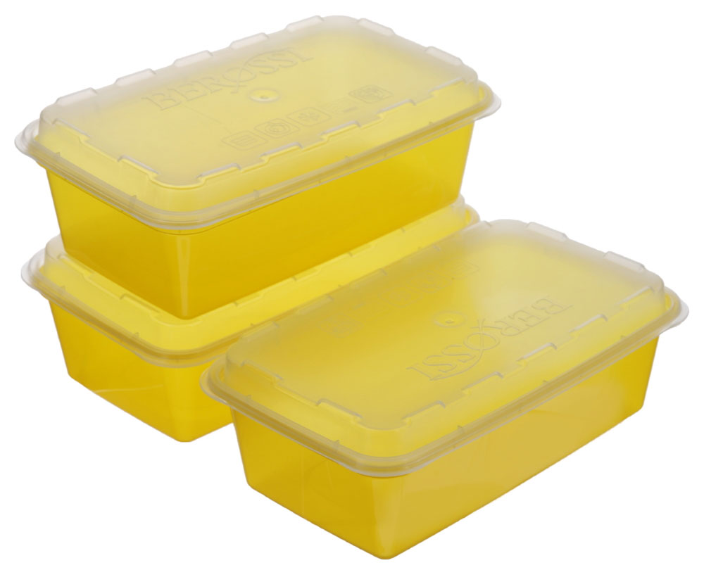 Набор контейнеров для заморозки ИК 17455000 "Zip" лимон 20х12х9,5 см рис. 1