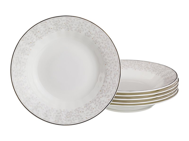 Набор глубоких тарелок 264-651 "Вивьен" из 6 шт диаметр 21 см