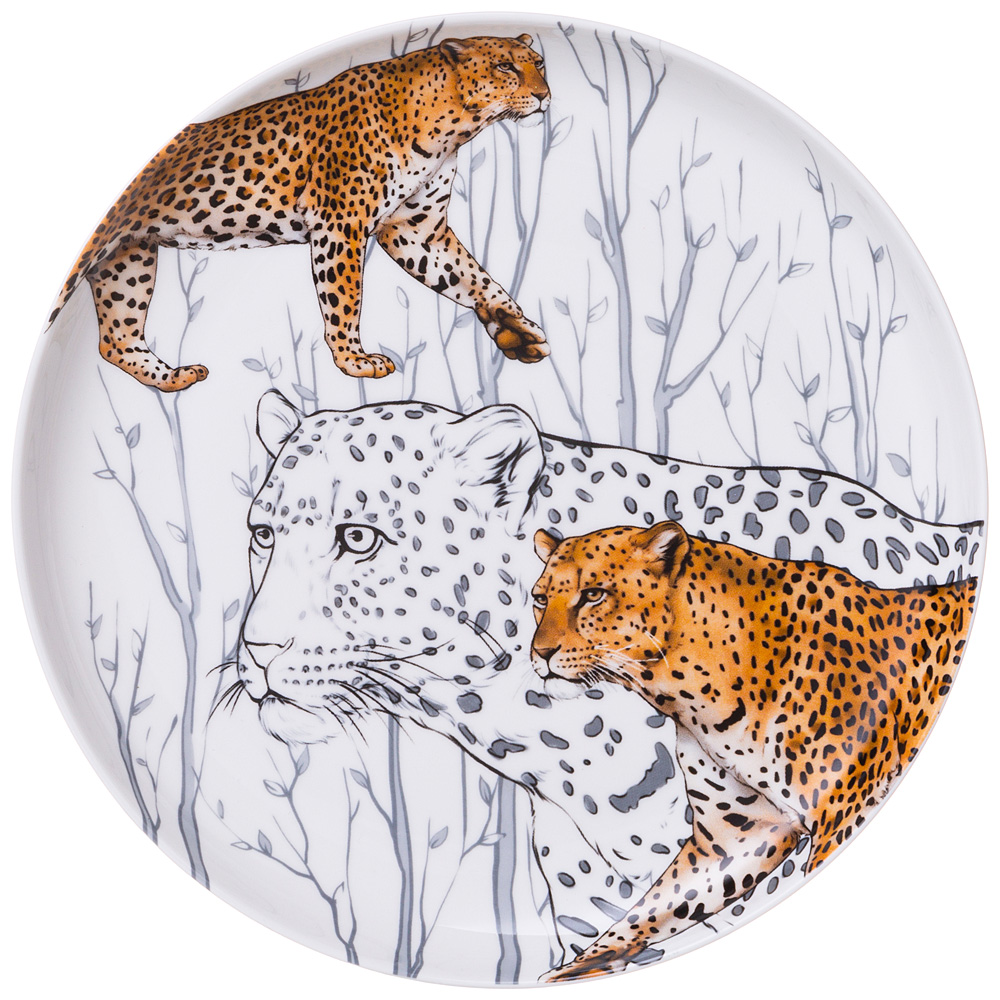 Тарелка закусочная 590-412 lefard animal world леопард 20,5 см рис. 1