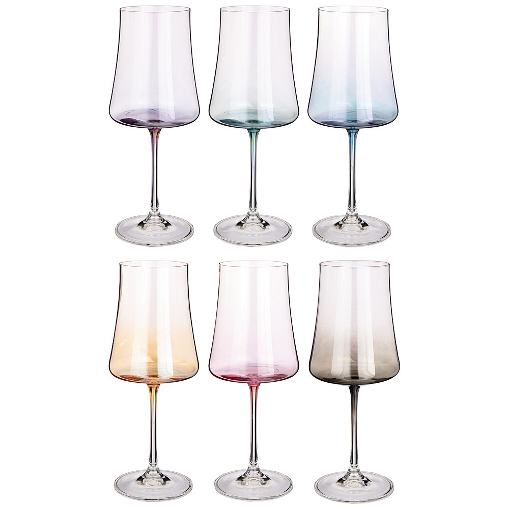 Набор бокалов для вина 674-850 из 6 шт xtra colors 460 мл рис. 1