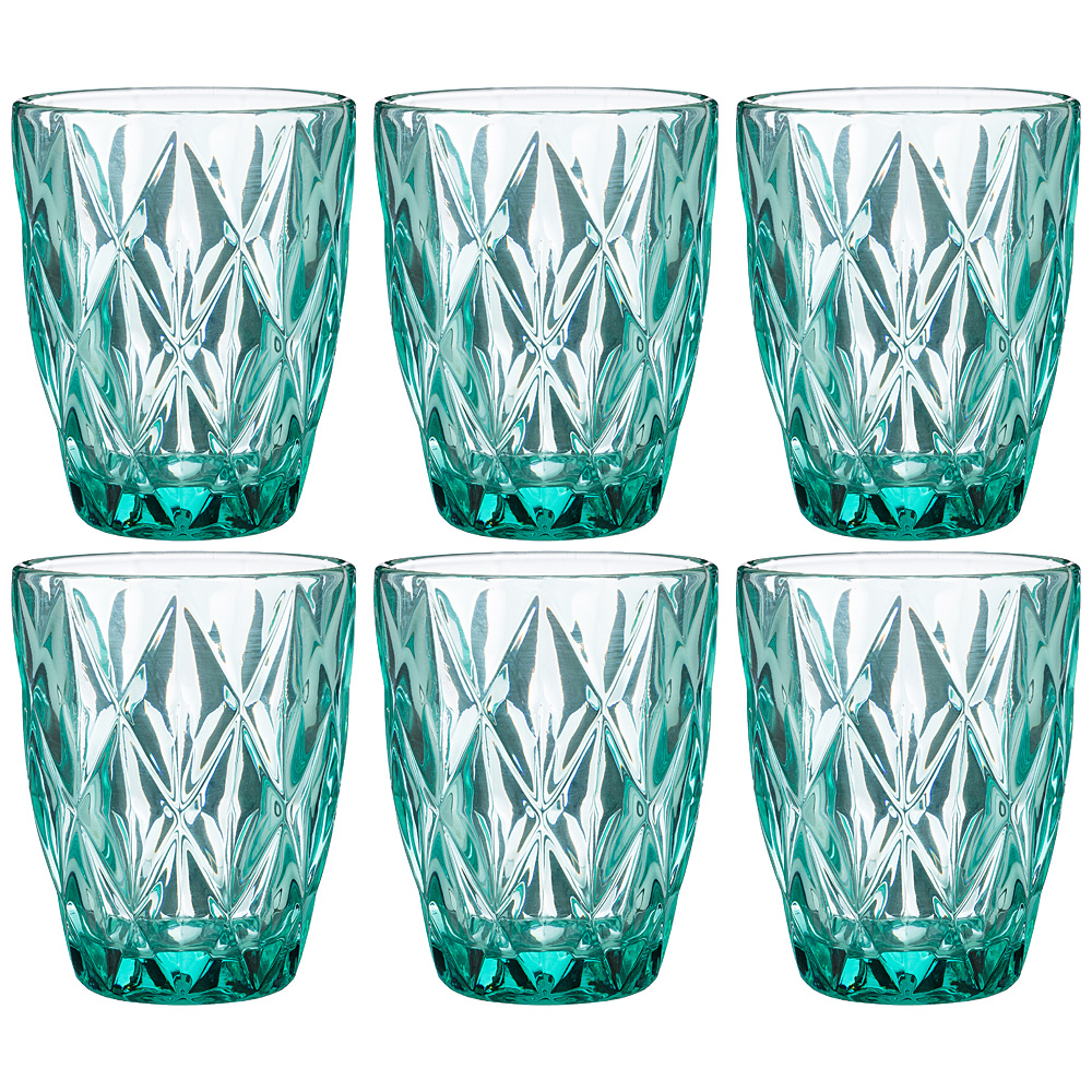 Набор стаканов 781-123 ромбо из 6 шт. серия muza color 240 мл