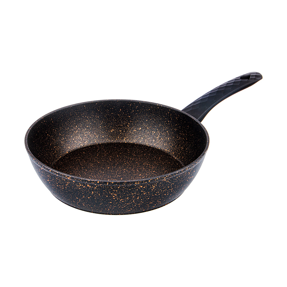 Сковорода 893-105 глубокая agness с антипригарным покрытием megastone, 26х6,9 см рис. 1