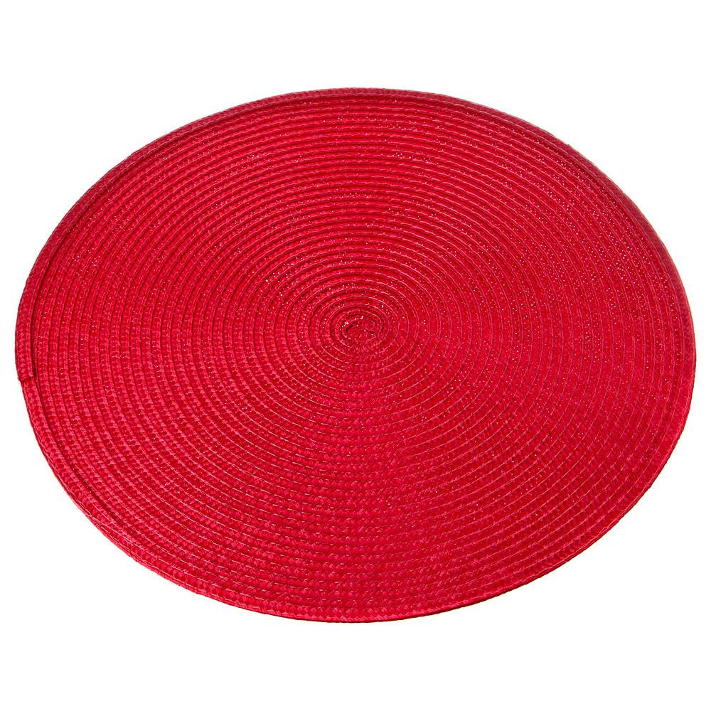 Набор подставок-салфеток под посуду 771-061 red star 38 см 4 шт цвет: красный