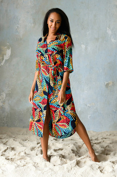 Платье на пуговицах 16445 Dominica Mia-Mia
