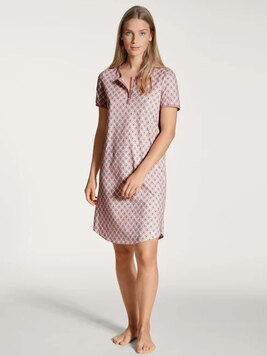 Трикотажная женская сорочка из хлопка 37056 Lovely Nights розовый Calida