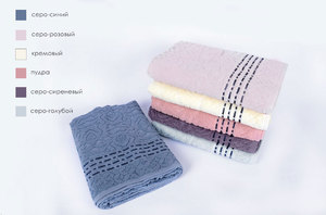 Махровое полотенце с жаккардом (1 шт) 5009-5010 Sirat Karven