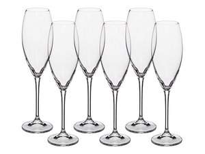 Набор бокалов для шампанского 669-061 из 6 шт "Сесилия" 290 мл