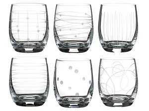 Набор стаканов 674-419 из 6 шт "Клаб" микс 300 мл