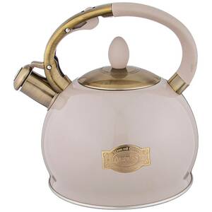 Чайник со свистком 937-843 agness 3 л c индукционным дном цвет: дымчатый серый