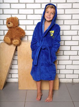 Детский бамбуковый халат Baby синий Five Wien