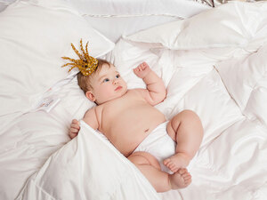 Детское всесезонное пуховое одеяло Baby Snow German Grass