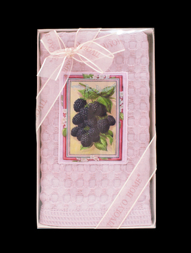 Вафельное полотенце 50х70 см (1 шт) Dutlar розовый Tivolyo