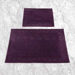 Комплект ковриков для ванной (60х100 + 50х60) Grek фиолетовый Karven