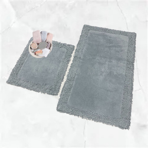 Комплект ковриков для ванной (60х100 + 50х60) K.M.Duz серый Karven
