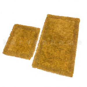 Комплект жаккардовых ковриков (60х100 + 50х60) Ekose Eskiеme горчичный Karven