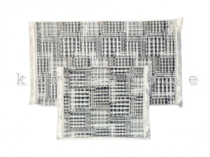 Комплект ковриков с бахромой (60х100 + 50х60) Saten v-8 Karven