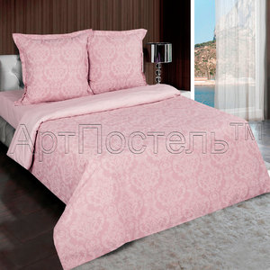 Комплект белья из поплина Византия розовый Артпостель
