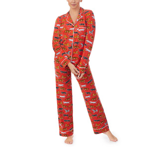 Трикотажная пижама (жакет, брюки) YI2722503F Seasons Of Giving красный DKNY