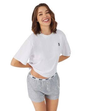 Комплект (футболка, шорты) YI2922635 белый-серый DKNY
