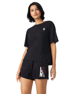 Комплект (футболка, шорты) YI2922635 черный DKNY
