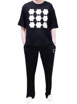 Комплект (футболка, брюки) YI70006 черный DKNY