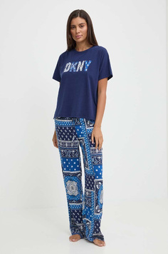 Комплект (футболка, брюки) YI90015 синий DKNY
